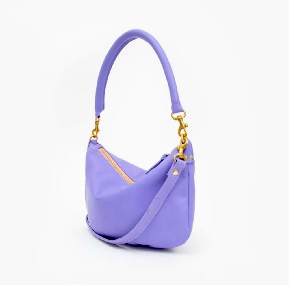 Clare V. Petit Moyen Crossbody Bag - Violet